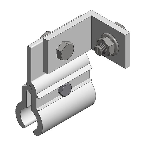 ValkPitched Kalzip-Klemme zur Quermontage von Side++-Profilen, Alu |